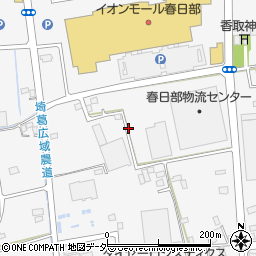 埼玉県春日部市下柳周辺の地図
