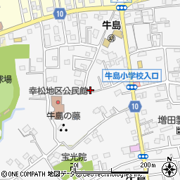 埼玉県春日部市牛島680周辺の地図