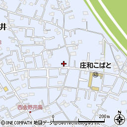 埼玉県春日部市西金野井1855周辺の地図