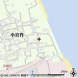 茨城県鹿嶋市小宮作1069周辺の地図