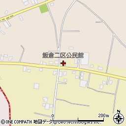 飯倉二区公民館周辺の地図