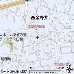 埼玉県春日部市西金野井31周辺の地図