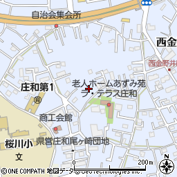 埼玉県春日部市西金野井212周辺の地図