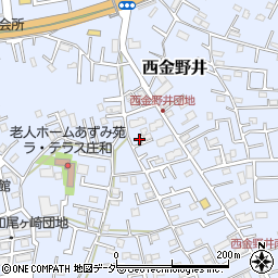 埼玉県春日部市西金野井40周辺の地図