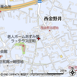 埼玉県春日部市西金野井48周辺の地図
