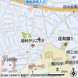 埼玉県春日部市西金野井291周辺の地図