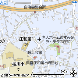 埼玉県春日部市西金野井216周辺の地図
