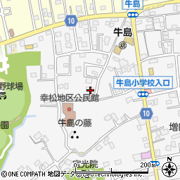 埼玉県春日部市牛島681周辺の地図