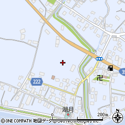 茨城県行方市麻生周辺の地図