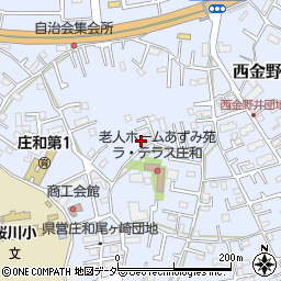 埼玉県春日部市西金野井208周辺の地図