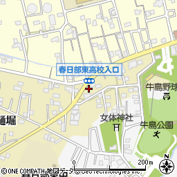 埼玉県春日部市樋堀53周辺の地図