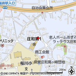 埼玉県春日部市西金野井252周辺の地図