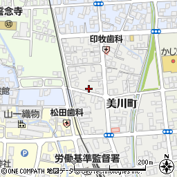 福井県大野市美川町3-18周辺の地図