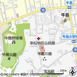 埼玉県春日部市牛島686周辺の地図