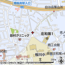 埼玉県春日部市西金野井329周辺の地図