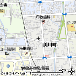 福井県大野市美川町3-17周辺の地図