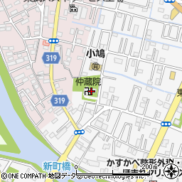 埼玉県春日部市八丁目280周辺の地図