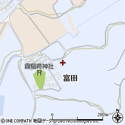 茨城県行方市富田657周辺の地図