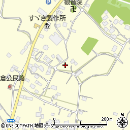 茨城県稲敷市佐倉周辺の地図