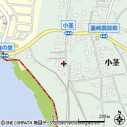 茨城県つくば市小茎203周辺の地図