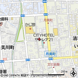 福井県大野市月美町5-25周辺の地図