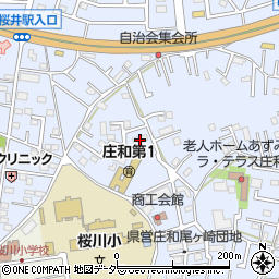 埼玉県春日部市西金野井248周辺の地図