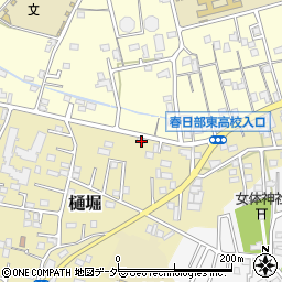 埼玉県春日部市樋堀105周辺の地図