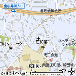 埼玉県春日部市西金野井244周辺の地図