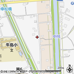 埼玉県春日部市牛島1161周辺の地図