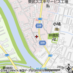 埼玉県春日部市小渕694周辺の地図