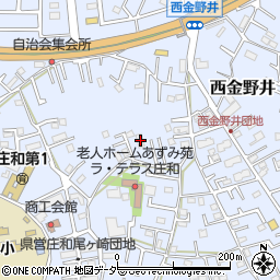 埼玉県春日部市西金野井189周辺の地図