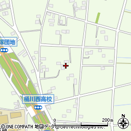 埼玉県桶川市川田谷1042周辺の地図