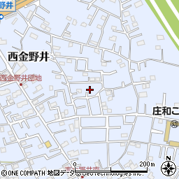 埼玉県春日部市西金野井1780周辺の地図