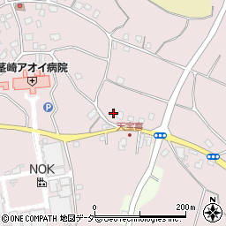 茨城県つくば市天宝喜611周辺の地図