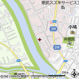 埼玉県春日部市小渕707周辺の地図