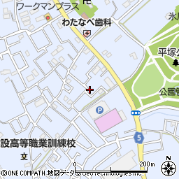 〒362-0011 埼玉県上尾市平塚の地図