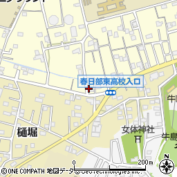 埼玉県春日部市樋籠262周辺の地図