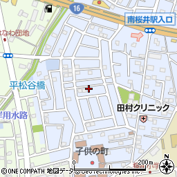 埼玉県春日部市西金野井338周辺の地図