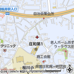 埼玉県春日部市西金野井245周辺の地図
