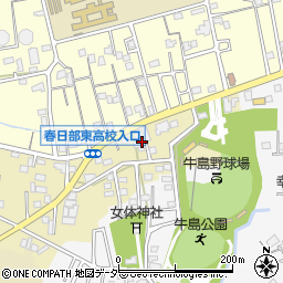 埼玉県春日部市樋堀44周辺の地図