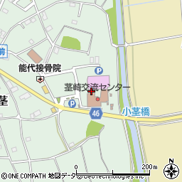 茨城県つくば市小茎318周辺の地図