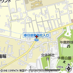 埼玉県春日部市樋籠270周辺の地図