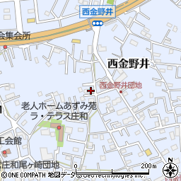 埼玉県春日部市西金野井46周辺の地図