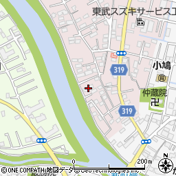 埼玉県春日部市小渕709-1周辺の地図