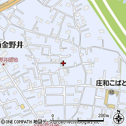 埼玉県春日部市西金野井1779周辺の地図
