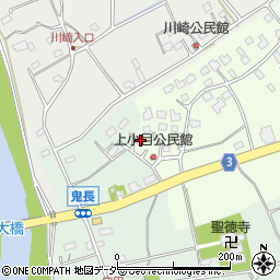 茨城県つくばみらい市上小目2周辺の地図