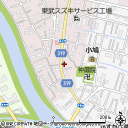 埼玉県春日部市小渕2周辺の地図
