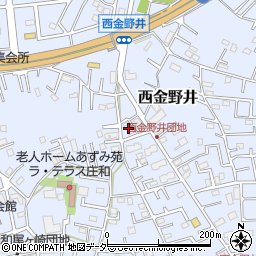 埼玉県春日部市西金野井42周辺の地図