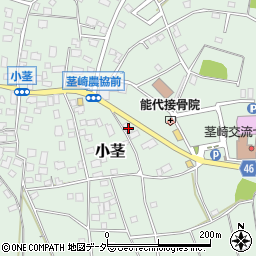 茨城県つくば市小茎292周辺の地図