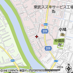 埼玉県春日部市小渕709周辺の地図